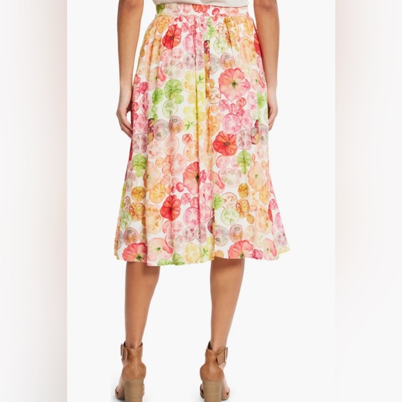 NWT MODCLOTH Heirloom Tomato Print Pocket Skirt - Picture 4 of 10